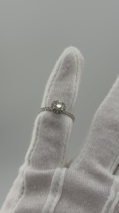 Brillant-Ring 0,50 ct VVS2 – 18 kt Weißgold